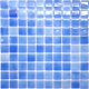 Комплект мозаики Gidrostroy Glass Mosaic QB-004 (310x310, кобальт, 5шт) - 