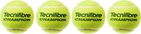 Набор теннисных мячей Tecnifibre Champion One / 60CHAM364N1 (4шт) - 