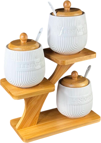 Набор емкостей для хранения Lenardi Bamboo 140-060 (3шт)