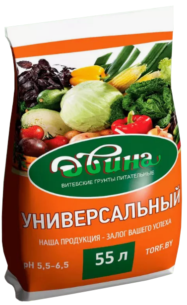 Грунт для растений Двина Питательный Универсальный (55л)