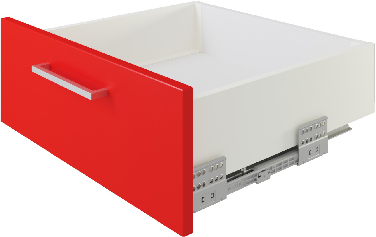 Комплект направляющих мебельных Boyard Старт SB19 / SB19W.1/550 (боковина 116 мм прямая)