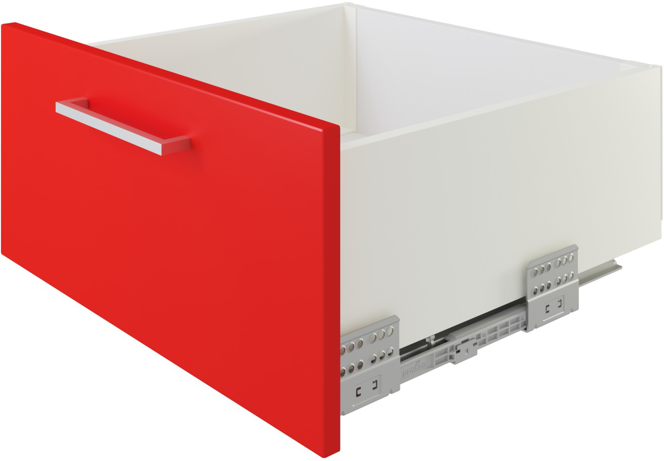 Комплект направляющих мебельных Boyard Старт SB20 / SB20W.1/550 (боковина 167 мм прямая)