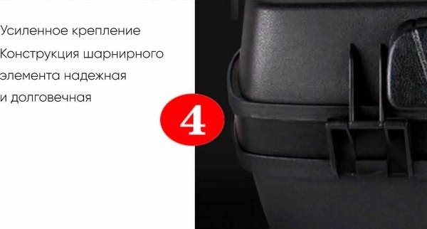 Кофр для мотоцикла AVM 668 LED