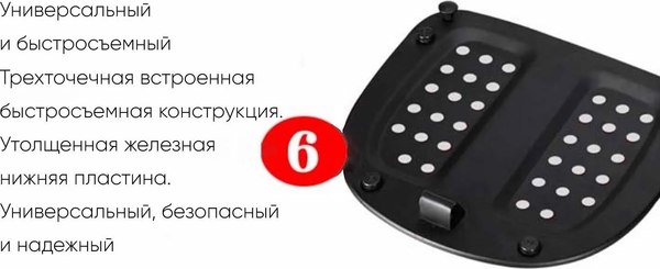 Кофр для мотоцикла AVM 668 LED