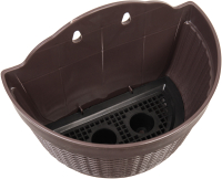 Кашпо BOTANICA Rattan (32.5x19x16.5см, коричневый) - 