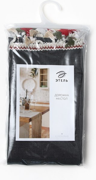 Дорожка на стол Этель Home Collection / 10353318 (40x146, серый микс)