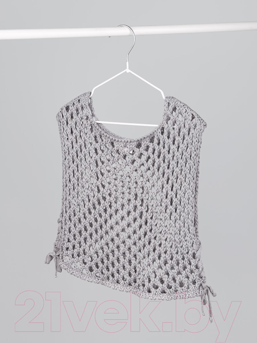 Жилет детский Amarobaby Mesh / AB-OD24-KNIT10M/11-128 (серый, р.128) — фото 2