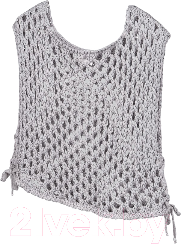 Жилет детский Amarobaby Mesh / AB-OD24-KNIT10M/11-140 (серый, р.140)
