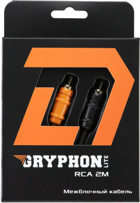 Межблочный кабель для автоакустики DL Audio Gryphon Lite RCA (2м)