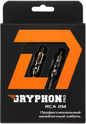 Межблочный кабель для автоакустики DL Audio Gryphon Pro RCA (2м)