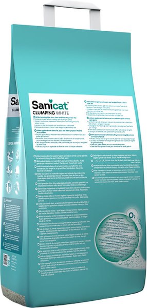 Наполнитель для туалета Sanicat Clumping White Rose (8л)