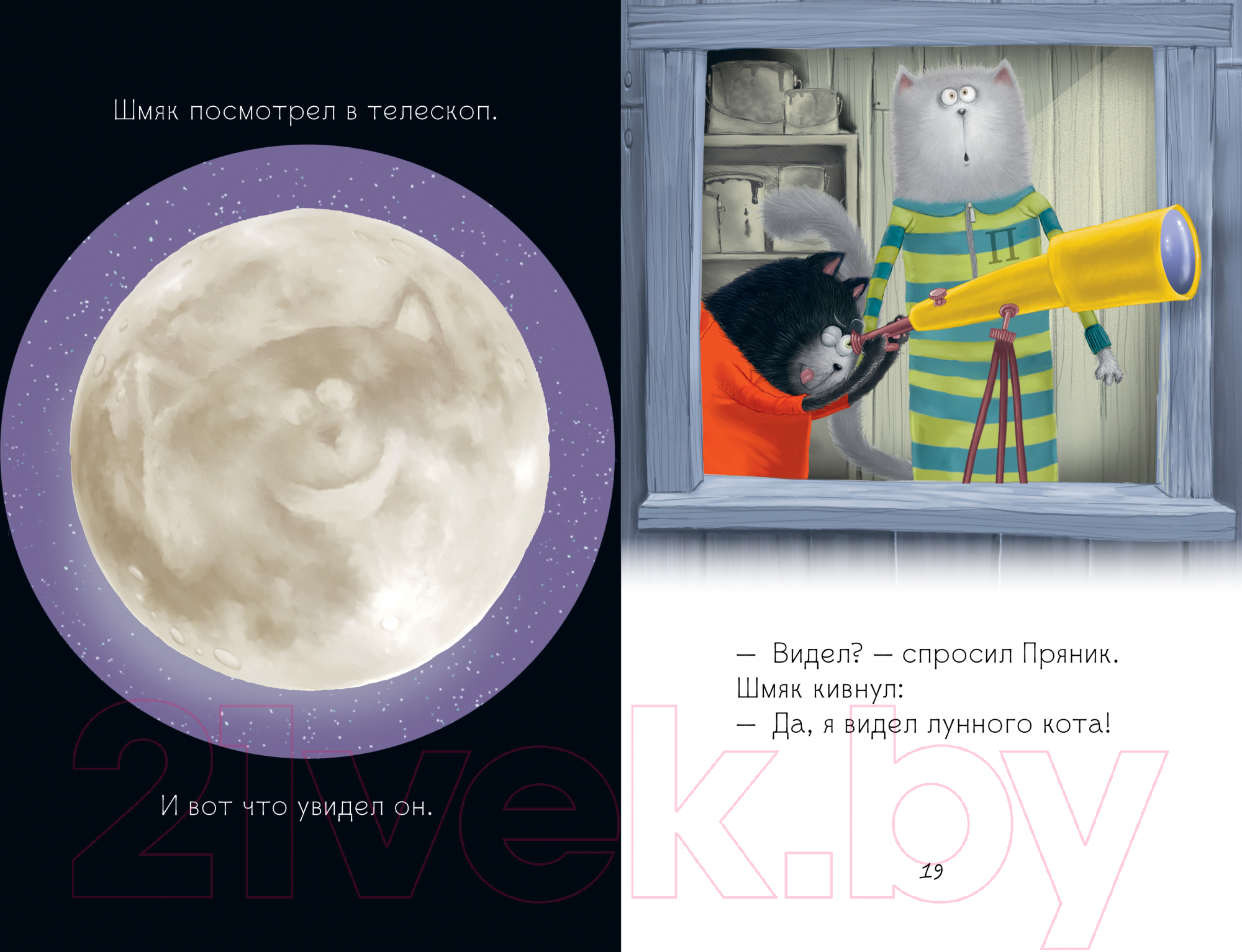 Художественная книга CLEVER Котенок Шмяк и лунный кот / 9785002115402 (Скоттон Р.) — фото 5