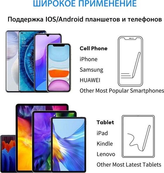 Стилус Doogee S1W / ELE-STYLUS-S1W (белый)