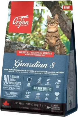Сухой корм для кошек Orijen Guardian 8 Cat / 2203 (340г)