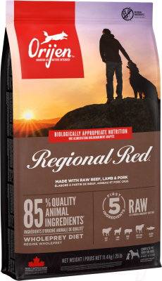 Сухой корм для собак Orijen Dog Regional Red (2кг)