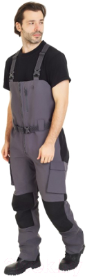 Изображение товара Полукомбинезон для охоты и рыбалки FHM Guard V2 (4XL, серый)