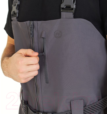 Изображение товара Полукомбинезон для охоты и рыбалки FHM Guard V2 (LS, серый)