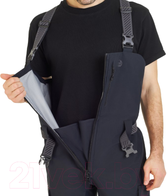 Изображение товара Полукомбинезон для охоты и рыбалки FHM Guard V2 (4XL, черный)