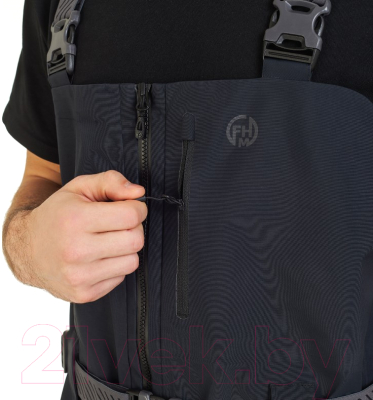 Изображение товара Полукомбинезон для охоты и рыбалки FHM Guard V2 (XLL, черный)
