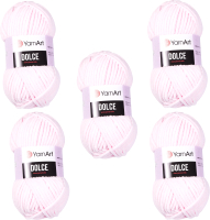 

Набор пряжи для вязания, Dolce 100% микрополиэстер 120м / 781