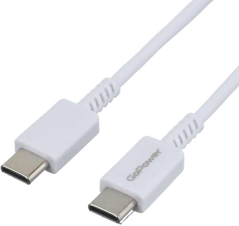 Кабель GoPower Type-C (m) GP20TT / 00-00022803 (белый)