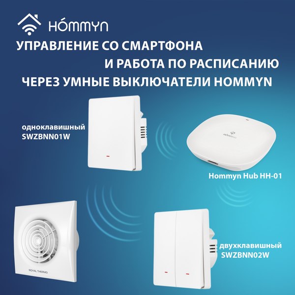 Вентилятор накладной Royal Thermo RAFR 120 D