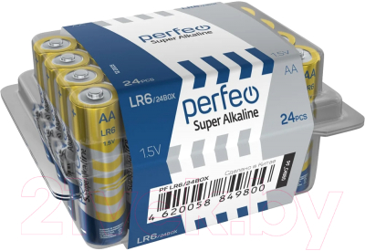 Комплект батареек Perfeo Super Alkaline / PF LR6/24BOX