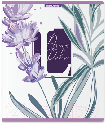 Изображение товара Тетрадь Erich Krause Lavender / 58277 (48л, клетка)