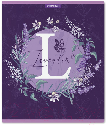 Изображение товара Тетрадь Erich Krause Lavender / 58277 (48л, клетка)