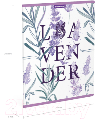 Изображение товара Тетрадь Erich Krause Lavender / 58277 (48л, клетка)