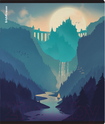 Изображение товара Тетрадь Erich Krause Silhouette Landscapes / 60581 (96л, клетка)