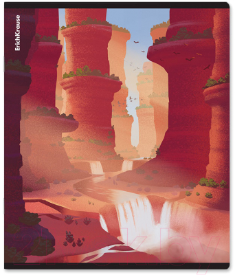 Изображение товара Тетрадь Erich Krause Silhouette Landscapes / 60581 (96л, клетка)