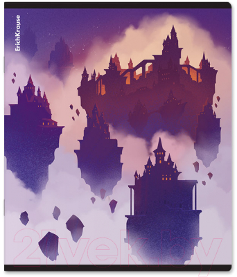 Изображение товара Тетрадь Erich Krause Silhouette Landscapes / 60581 (96л, клетка)