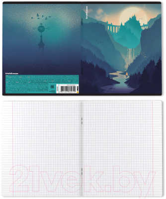 Изображение товара Тетрадь Erich Krause Silhouette Landscapes / 60581 (96л, клетка)