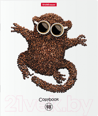 Изображение товара Тетрадь Erich Krause Кофейные метаморфозы / 58283 (48л, клетка)