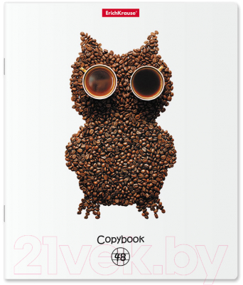 Изображение товара Тетрадь Erich Krause Кофейные метаморфозы / 58283 (48л, клетка)