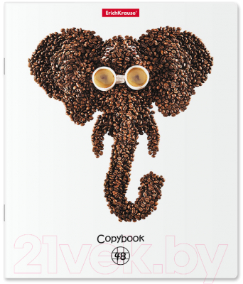 Изображение товара Тетрадь Erich Krause Кофейные метаморфозы / 58283 (48л, клетка)