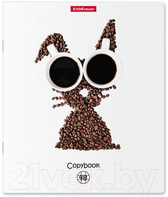 Изображение товара Тетрадь Erich Krause Кофейные метаморфозы / 58283 (48л, клетка)