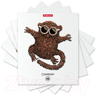 Изображение товара Тетрадь Erich Krause Кофейные метаморфозы / 58283 (48л, клетка)