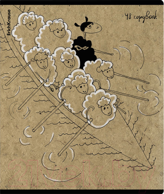 Изображение товара Тетрадь Erich Krause Овечки / 60639 (48л, клетка)