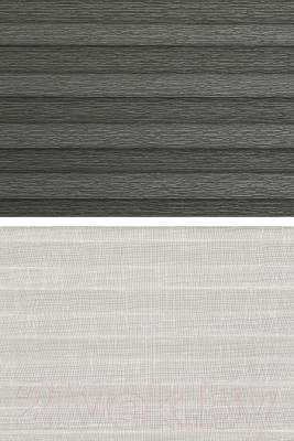 Изображение товара Штора-плиссе Delfa Walnut СПШ-3401/3504 Plain Transparent (73x160, антрацит/белый)