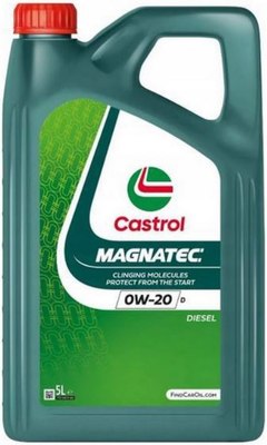 Моторное масло Castrol Magnatec 0W20 D / 15F5E4 (5л) - 