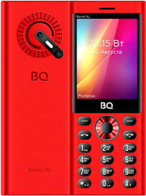 Мобильный телефон BQ 2832 Barrel XL (черный/красный)