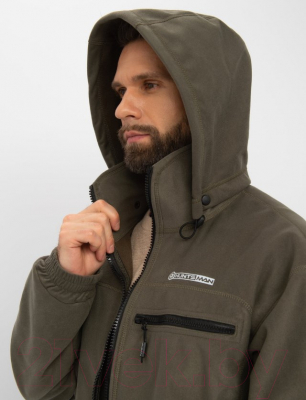 Костюм для охоты и рыбалки Huntsman Никс Люкс -5°C Alova Windblock Хаки (р-р 60-62/170-176)