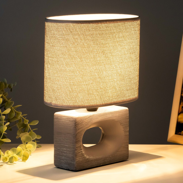 Изображение товара Прикроватная лампа Risalux Мишель 9037190 (серый)