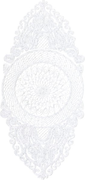 Дорожка на стол Этель 10477547 (40x90, белый)