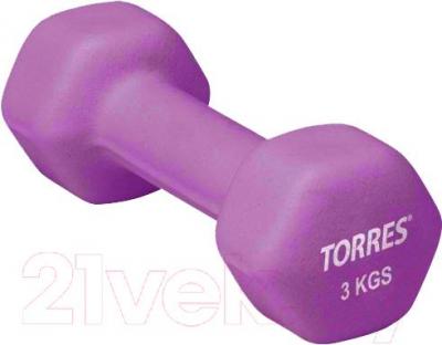 Гантель Torres PL50013 (Purple) - общий вид