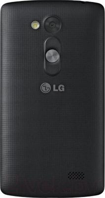 Смартфон LG L70+ Dual L Fino / D295 (черный) - вид сзади
