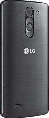 Смартфон LG L80+ Dual L Bello / D335 (черный) - вид сзади