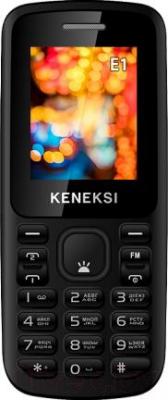 Мобильный телефон Keneksi E1 (черный) - общий вид
